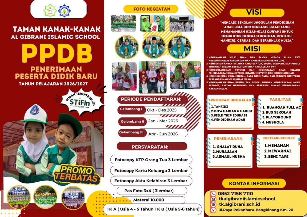 AYO BERGABUNG BERSAMA KAMI...DITAHUN AJARAN 2026/2027